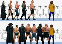 Enlace a Cuando vas a un baño en la WWE