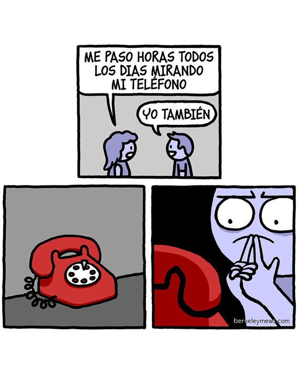 Meme_otros - Mirando el teléfono