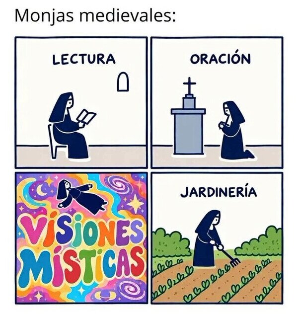 Meme_otros - Un día cualquiera para una monja medieval