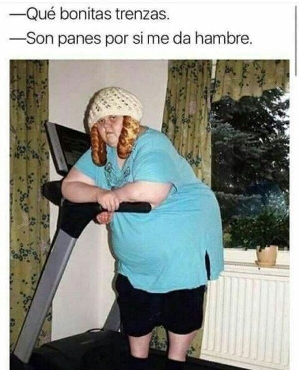 trenzas,panes,chica,hambre