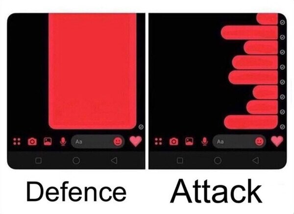 ataque,defensa,chat