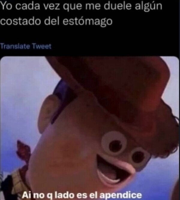 Otros - Sufro por mi apendice