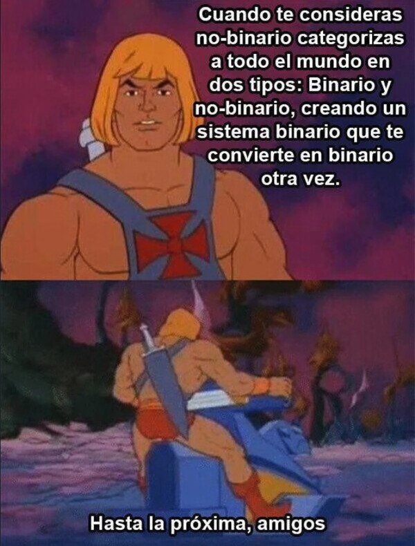 Meme_otros - Atrapado en un bucle binario