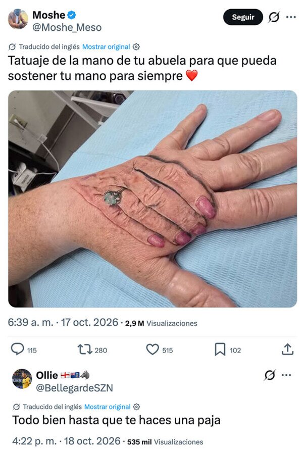 tatuaje,mano,abuela