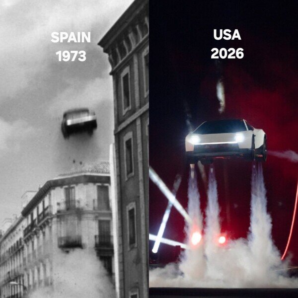 Meme_otros - En España ya volaban coches desde hace mucho tiempo