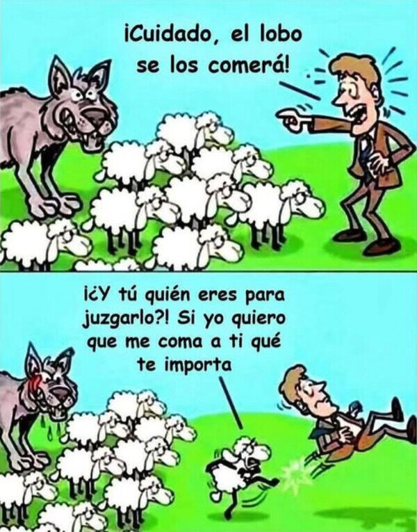 Meme_otros - Relación tóxica con el lobo