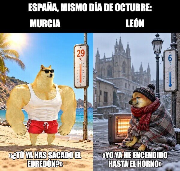 Meme_otros - Un país, dos estaciones del año