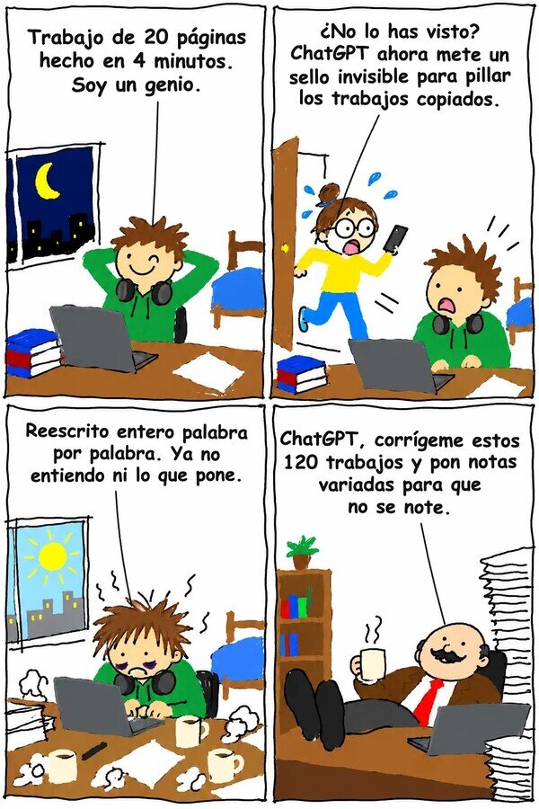 Otros - El sello invisible de ChatGPT solo pilla a uno de los dos