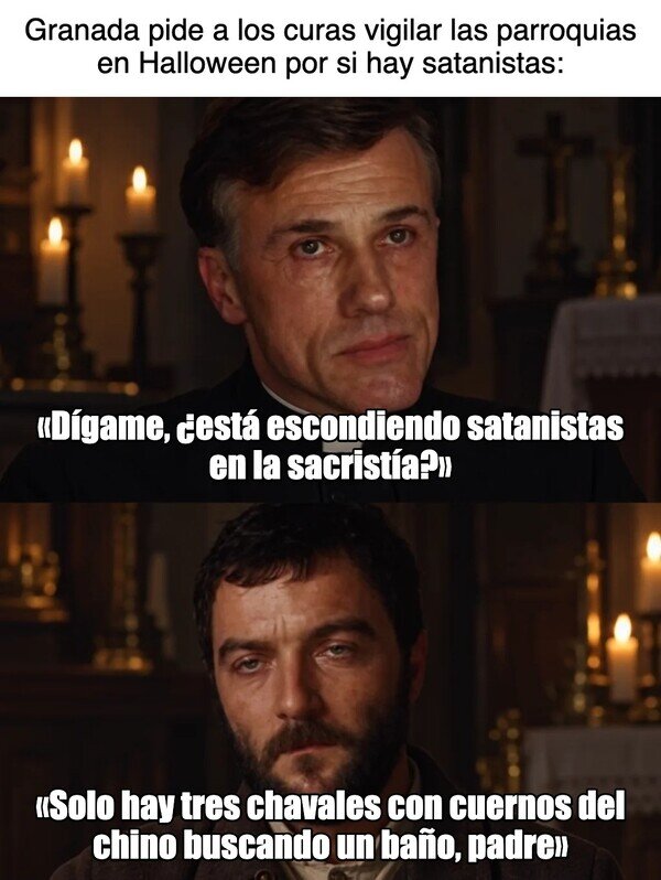 Meme_otros - Operación Sacristía: la Iglesia de Granada se pone en modo vigilancia para Halloween