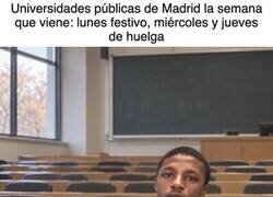 Enlace a Semana de clases en la universidad pública de Madrid: un día y medio, con suerte