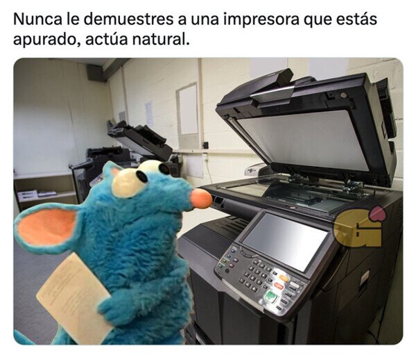 Otros - Las impresoras huelen las prisas