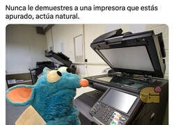 Enlace a Las impresoras huelen las prisas