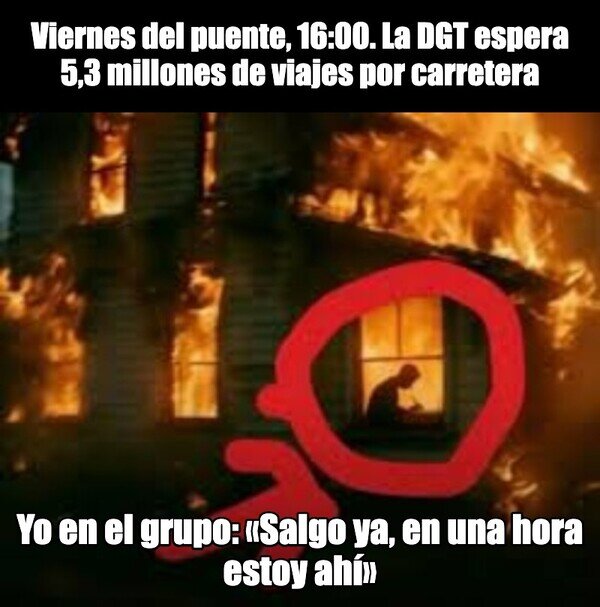 Meme_otros - El optimismo de salir el viernes del puente