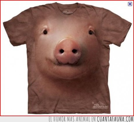cerdo,camiseta,3D