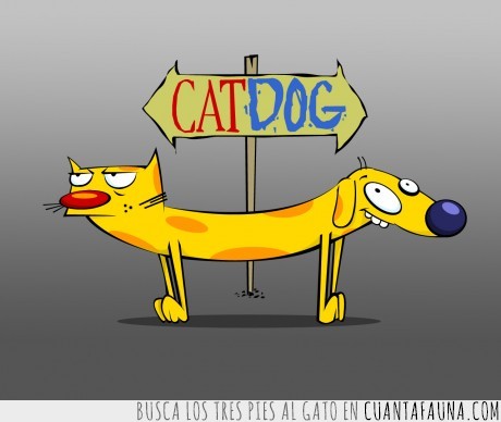 perro,gato,dibujos,catdog,cagar