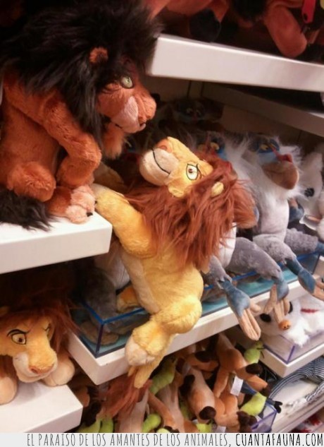 peluche scar rey leon