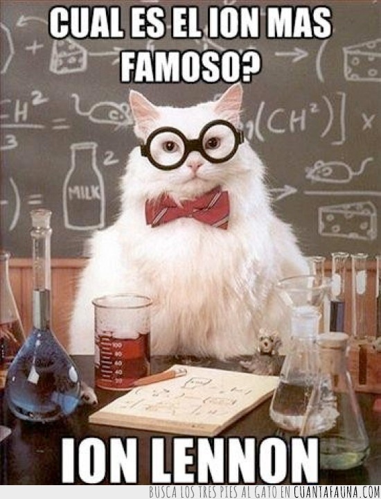 famoso,gato químico,ion lennon