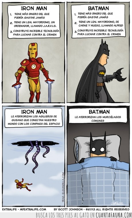 BATMAN Y IRON MAN - Creo que está claro quién es el mejor