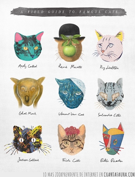 7968 - Los gatos te enseñan arte