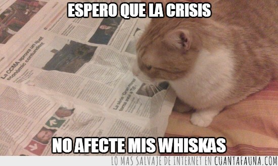 whiskas,periodico,leer,afectar,crisis,mañana