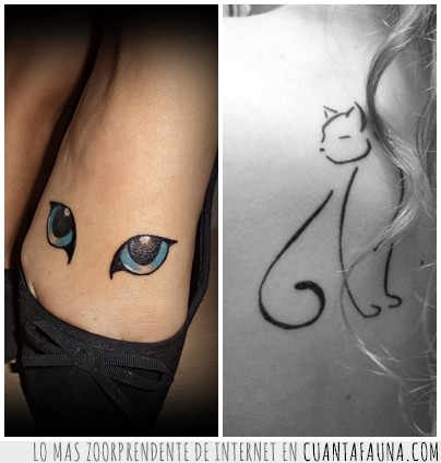 gato,tatuaje,tattoo,ojos,silueta