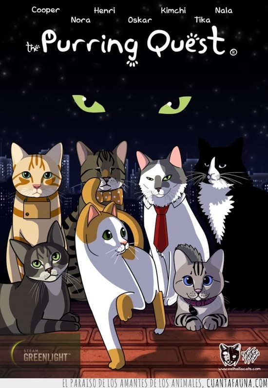 quest,purrring,videojuego,The Purring Quest,Tika The Evil Cat,tika,famosos