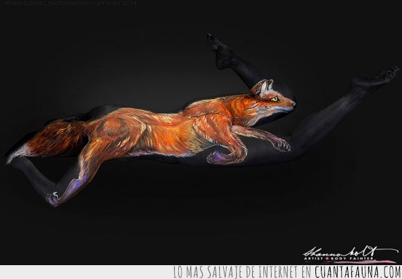 23179 - La fauna de Florida recreada en body painting sobre cuerpos femeninos