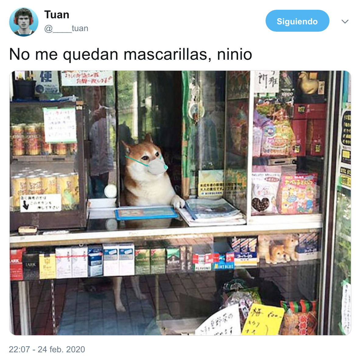 1170 - Agotadas las mascarillas en toda España, por @____tuan