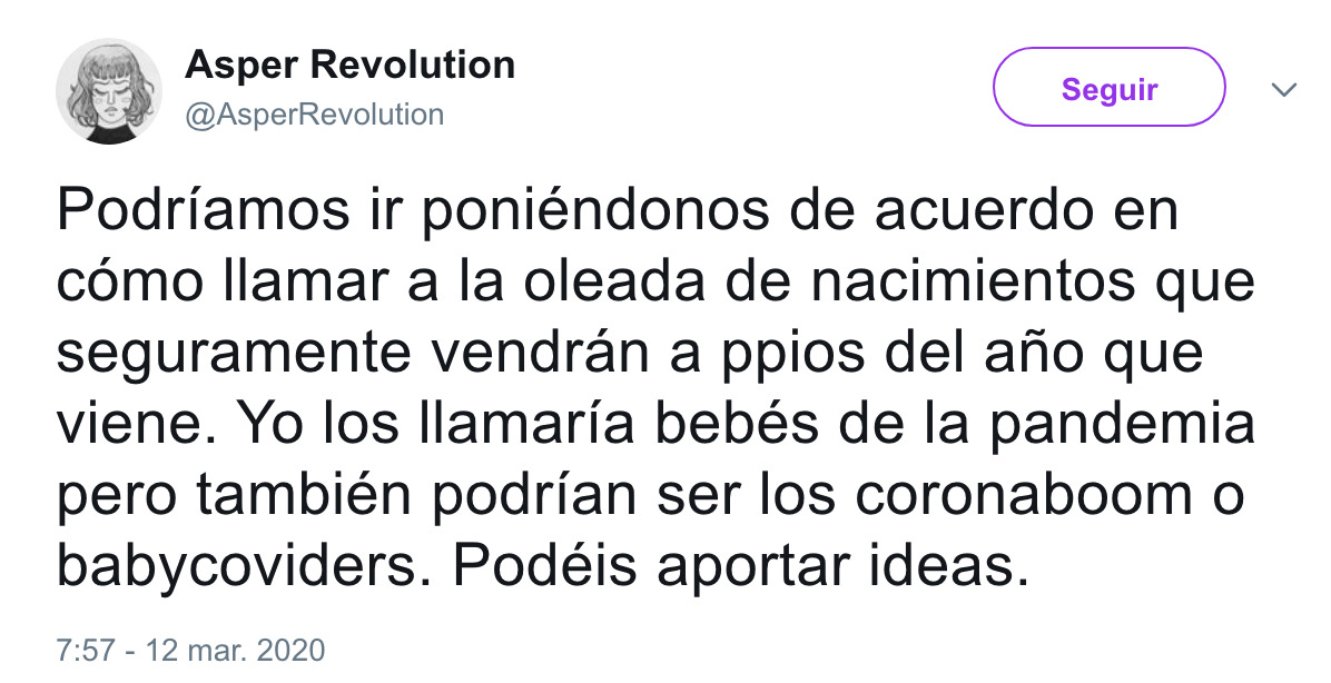 2499 - Los nacidos de la cuarentena, por @Sisekat