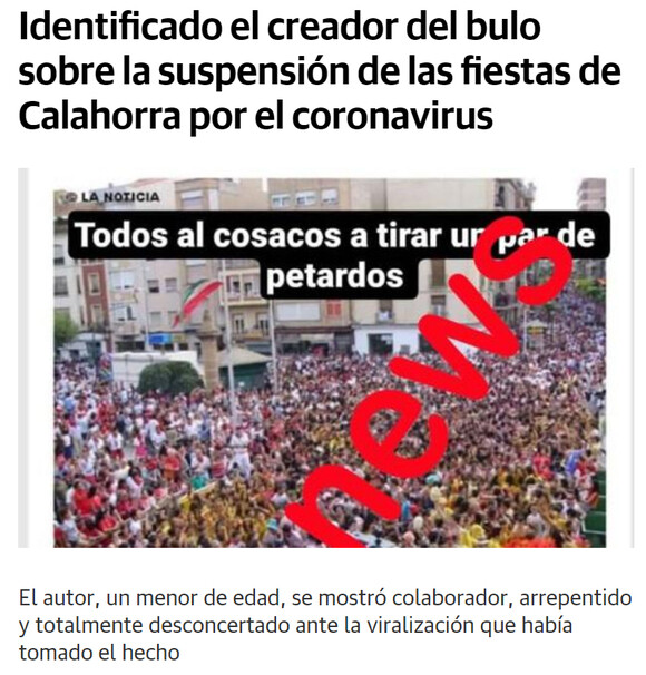 3209 - Cuando un bulo se va de las manos