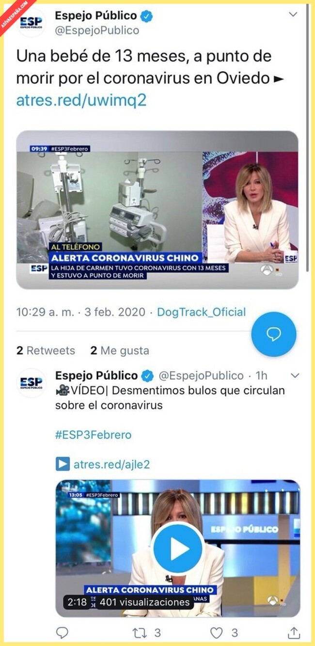 3709 - Querer informarse en Espejo Público es un ejercicio de alto riesgo