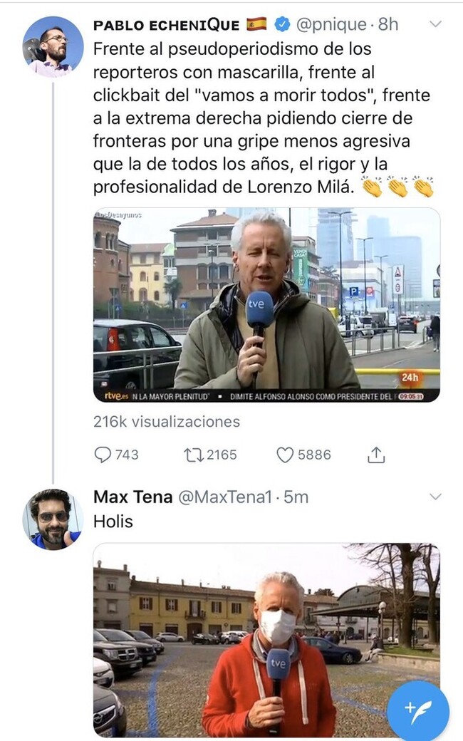 3814 - Lorenzo Milá si toma precauciones