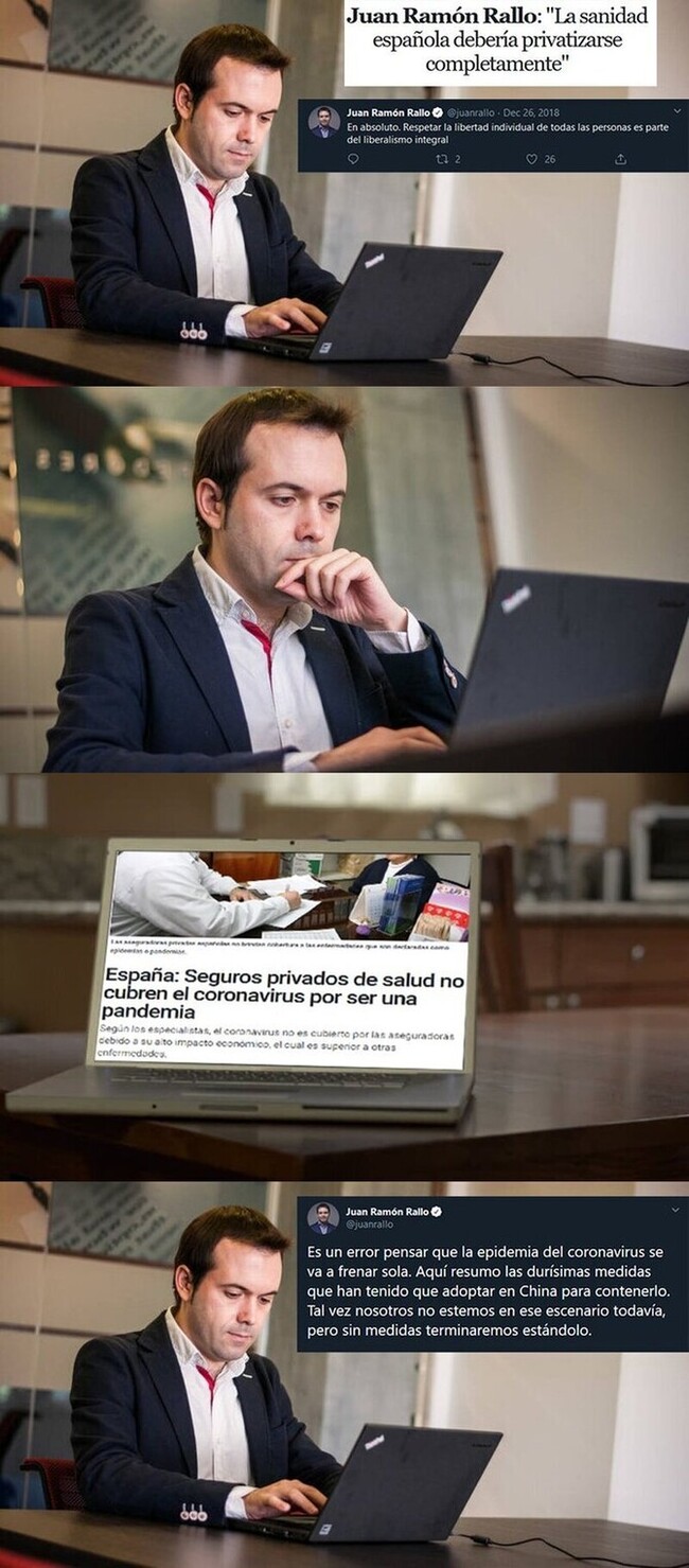 4023 - Juan Ramón rallo reculando con el coronavirus