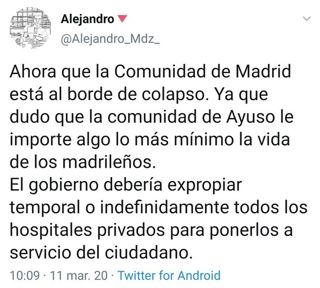 4136 - Expropiar a los hospitales privados