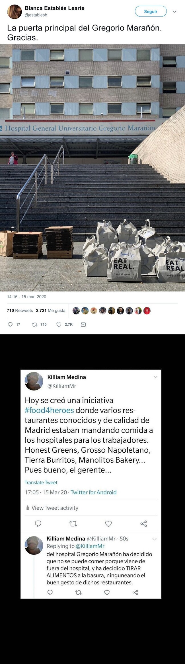 5024 - Crean una iniciativa para dar comida a los médicos del hospital, pero la cosa no tiene un final feliz, por desgracia