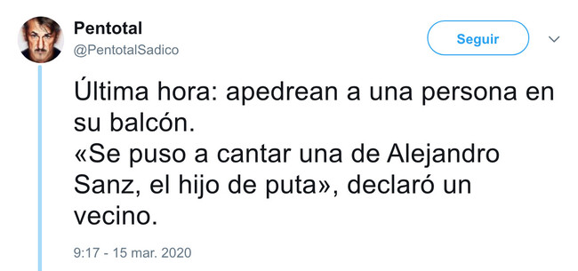 5783 - La gente se cree que puede hacer lo que le dé la gana en el balcón, por @PentotalSadico