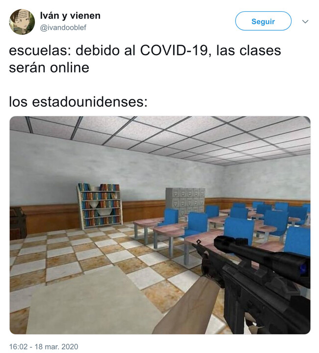 6627 - Las clases online en EEUU, por @ivandooblef