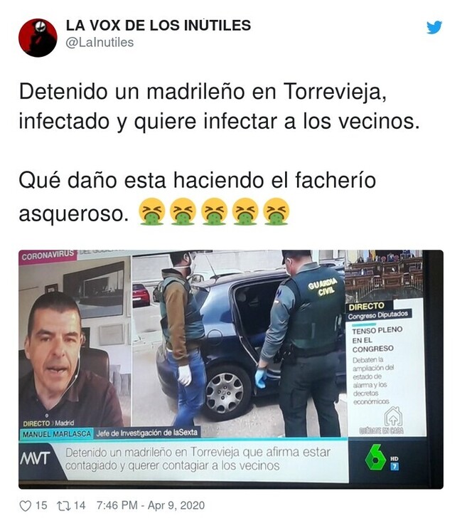 10755 - Historia del madrileño que fue a Torrevieja saltándose el confinamiento y que tiene final feliz