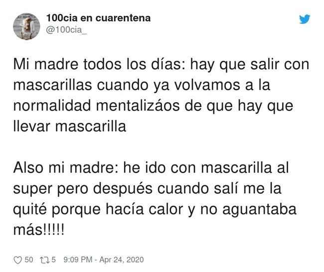 13584 - Es que si vas a usar la mascarilla mal pues no te la pongas o no la utilices desde un principio, por @100cia_