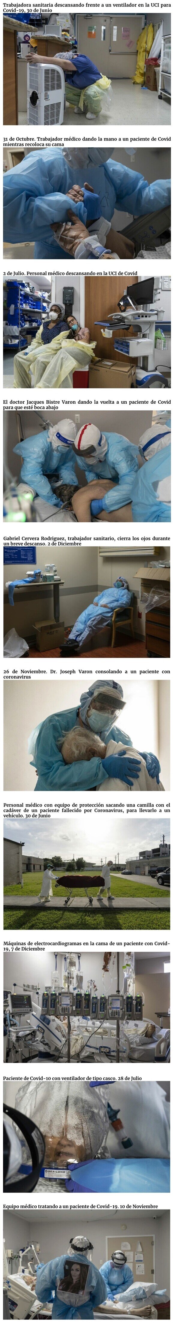 21286 - Fotos que muestran la realidad del Covid-19 en los hospitales