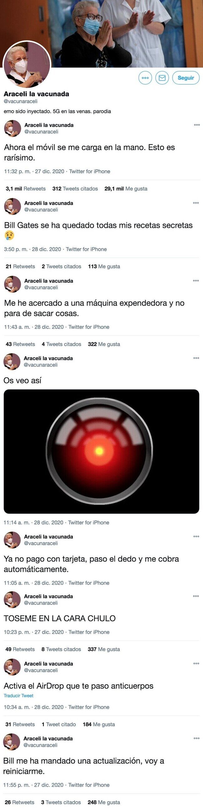 21446 - Araceli ya tiene cuenta parodia en Twitter y estos son sus mejores tweets, por @vacunaraceli
