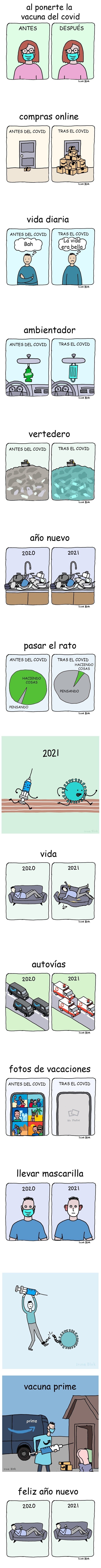 22157 - Tiras cómicas sobre cómo la pandemia ha afectado a nuestra vida