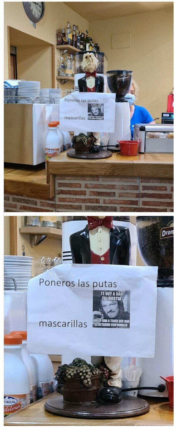 23768 - Visto ayer en una cafetería de Cantabria