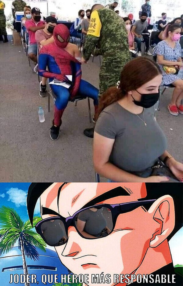 23960 - Spider Man ya se vacunó