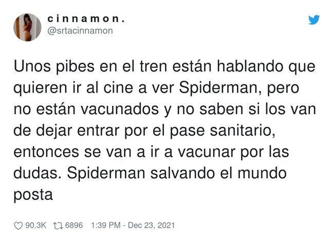 24512 - El nivel de retraso que hay que manejar para ir a vacunarse PORQUE QUIERES IR AL CINE Dios mío, por @srtacinnamon