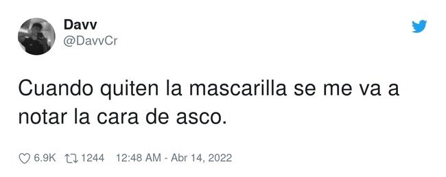 25286 - A mí se me nota hasta con la mascarilla, por @DavvCr