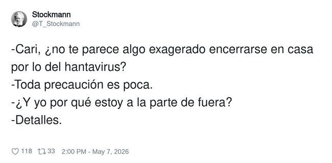 25753 - Toda precaución es poca… menos la de dejarme entrar, por @T_Stockmann