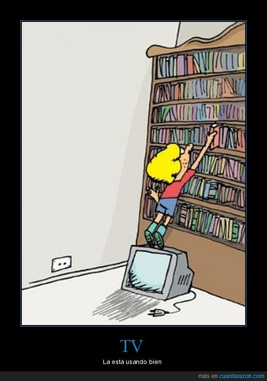 tv,television,libros,leer
