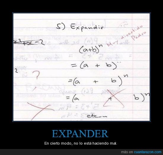 expander,fail,matemáticas