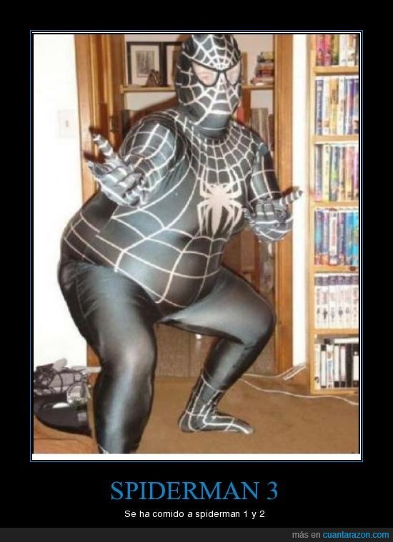 spiderman,gordo,fail,lol